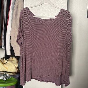 American Eagle Outfitters Striped Box Top